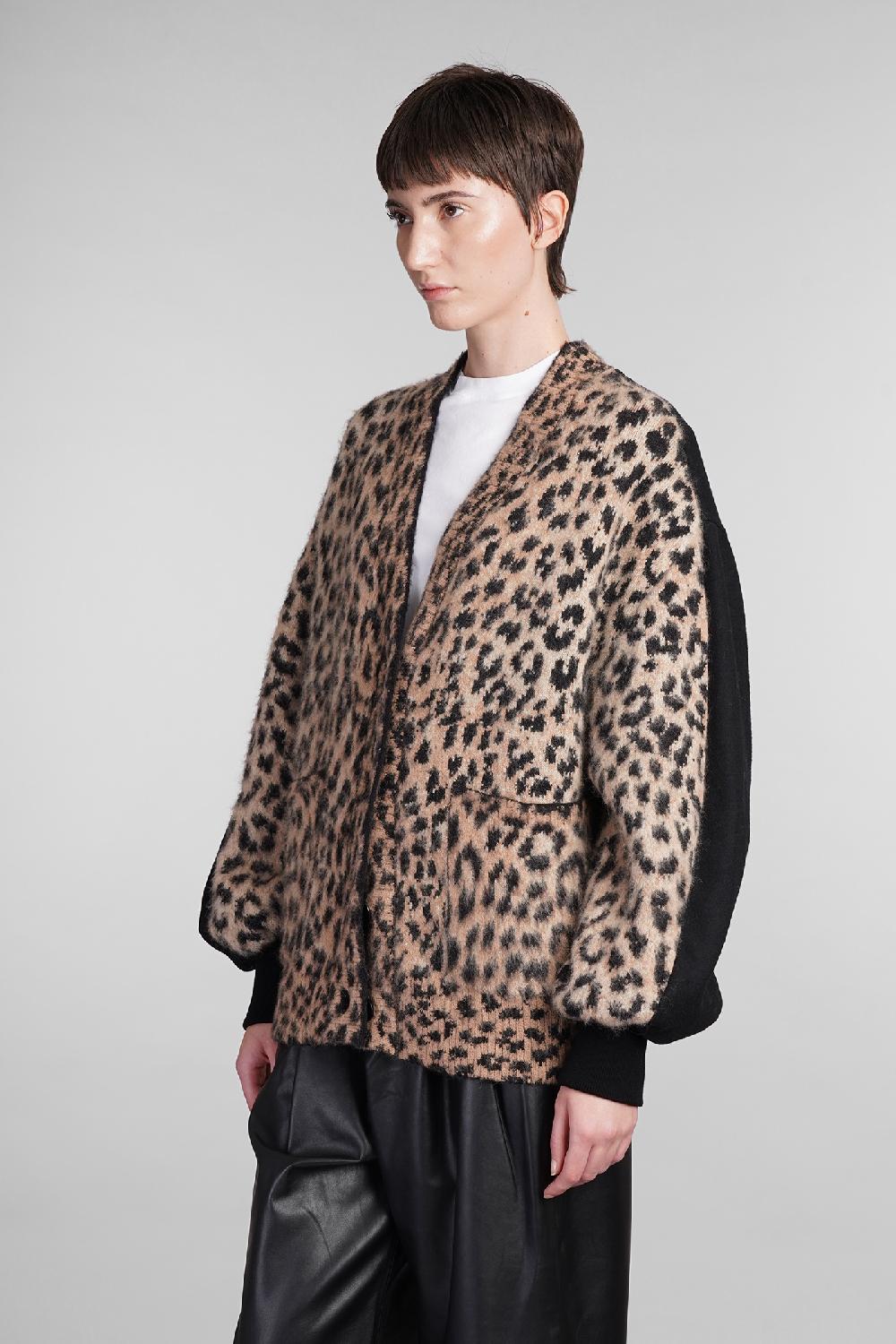 Deliberti Laneus Cardigan in poliammide animalier cod. 409122 - Deliberti The Luxury Shopping Vendita