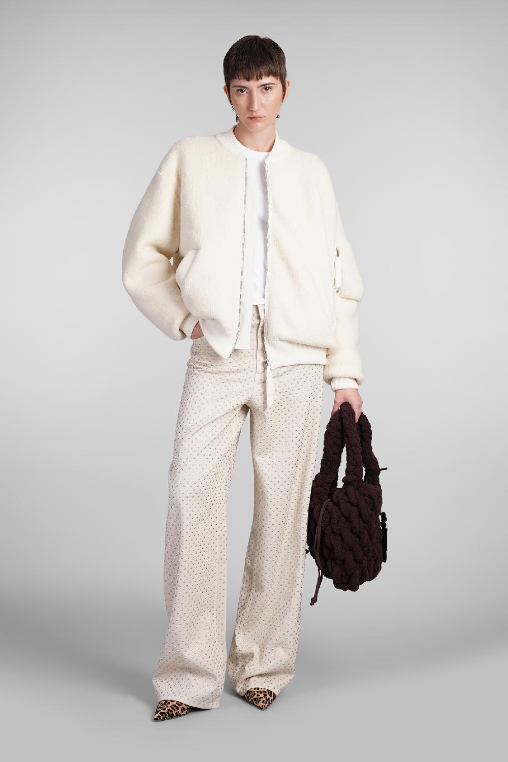Deliberti Laneus Jeans in cotone beige cod. 402688 - Deliberti The Luxury Shopping Pezzi Unici
