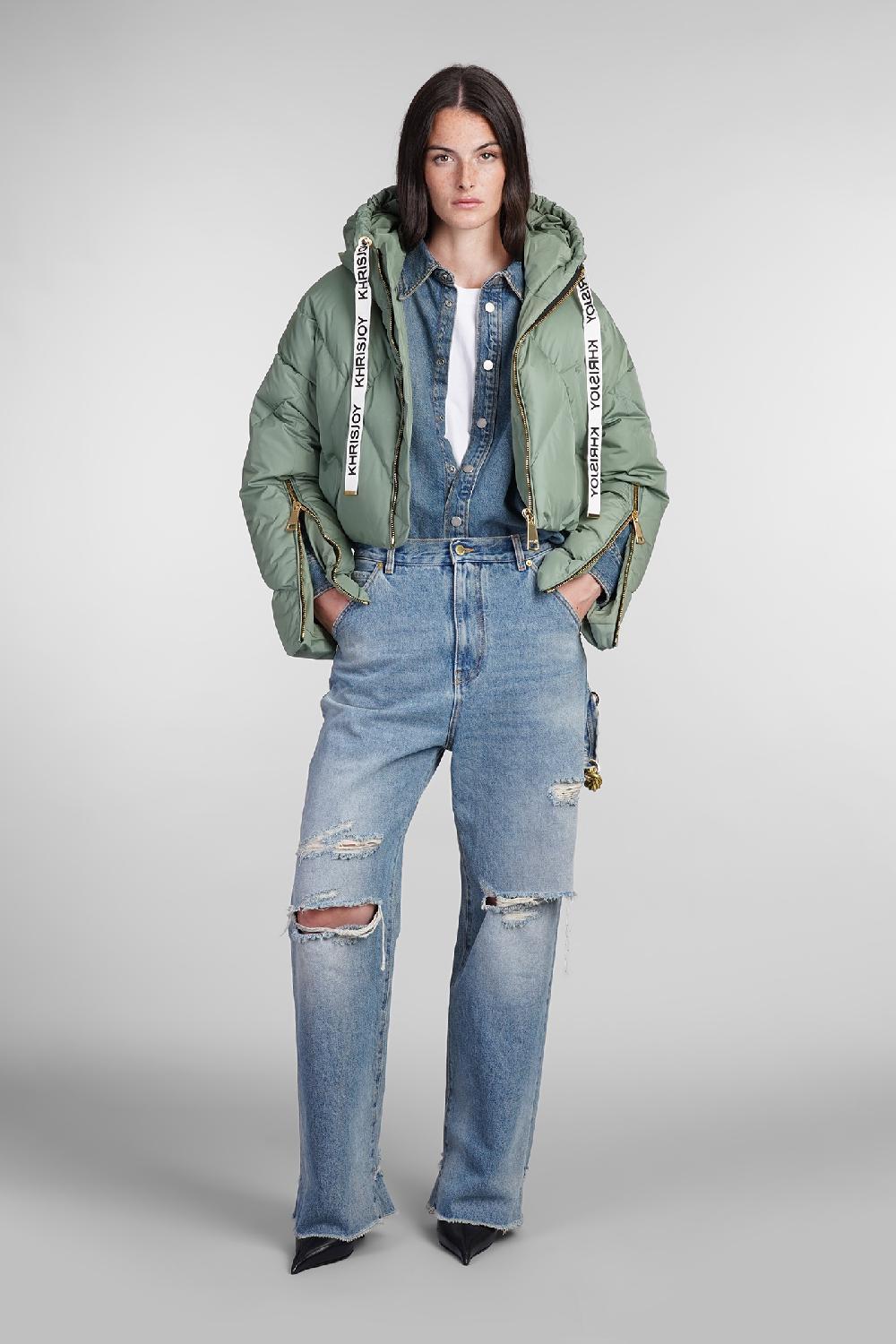 Deliberti Khrisjoy Piumino in poliestere verde cod. 402840 - Deliberti The Luxury Shopping Acquista Ora