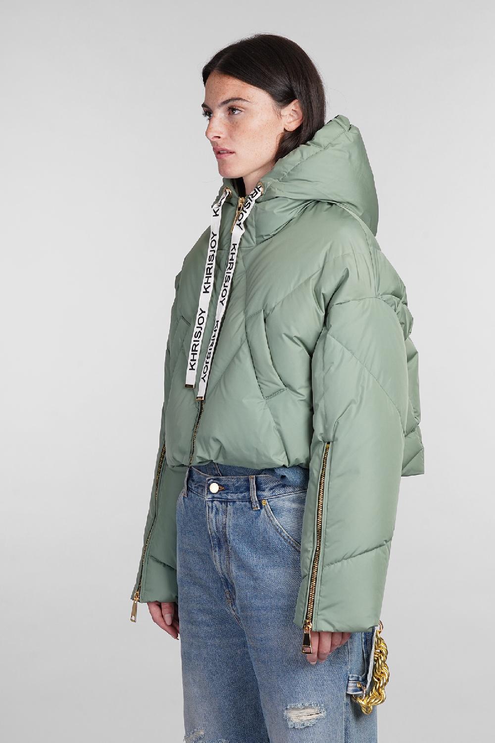 Deliberti Khrisjoy Piumino in poliestere verde cod. 402840 - Deliberti The Luxury Shopping Acquista Ora
