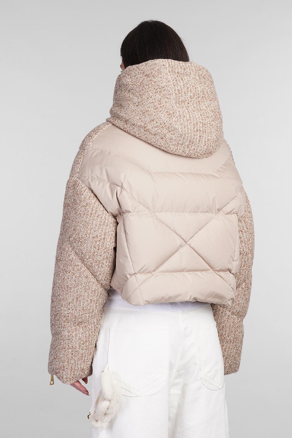 Deliberti Khrisjoy Piumino in poliestere beige cod. 402841 - Deliberti The Luxury Shopping Consegna Veloce