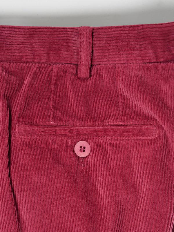 Rota Sport Winter Cherry corduroy sport trousers 1 pleat Offerta per la Festa della Mamma