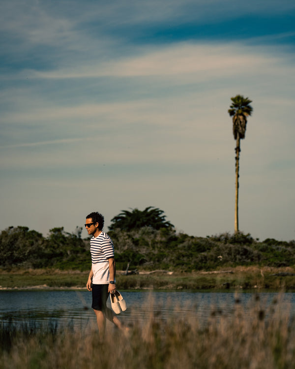 Rota Summer Dark blue pair of regular fit supima cotton bermuda Online