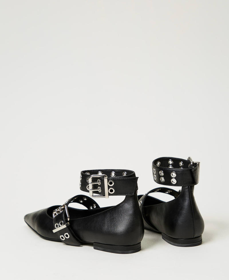 Scee by twin set Ballerine con cinturini Esporta salva