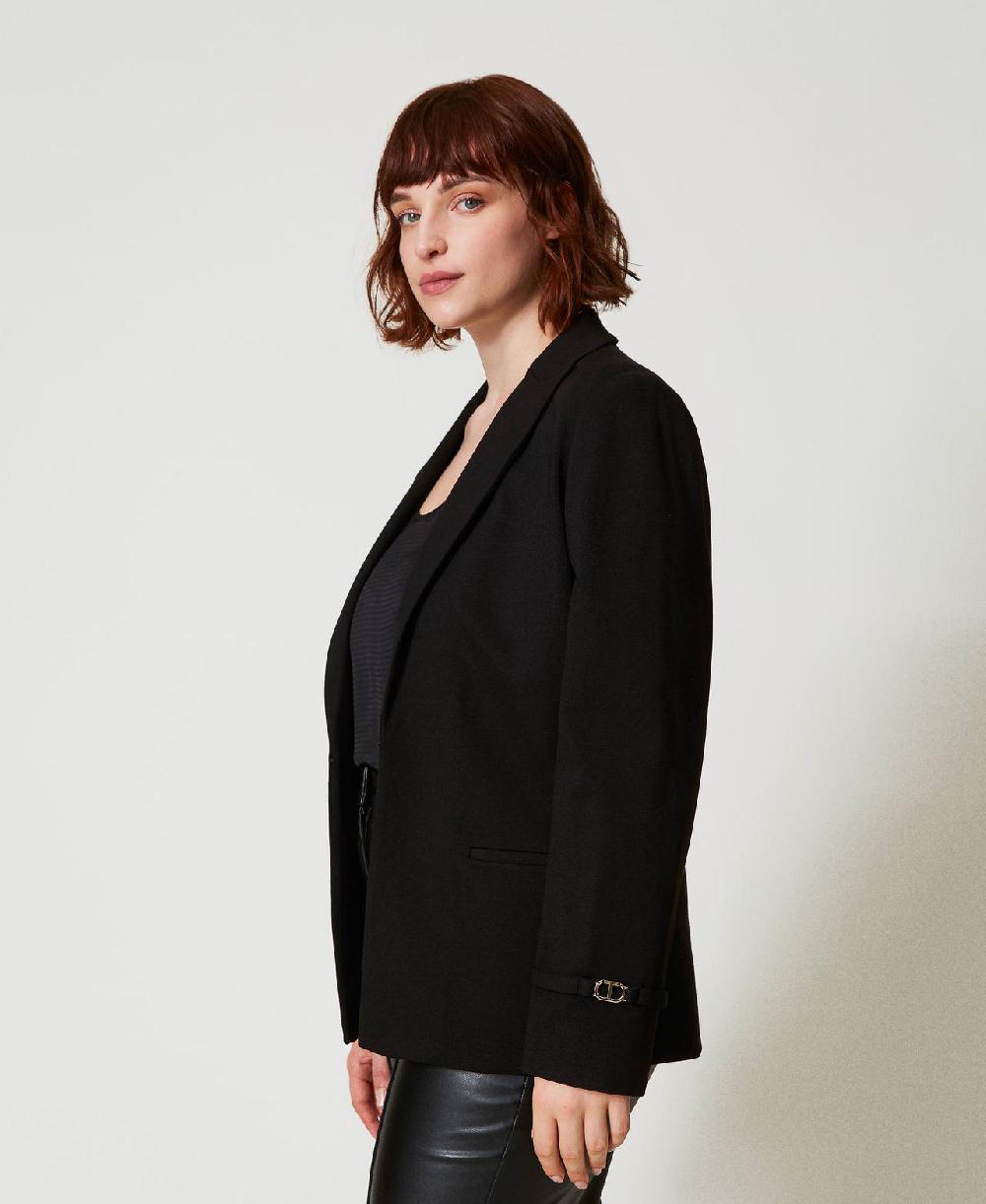 Scee by twin set Giacca blazer con cinturino Oval T Negozi Online