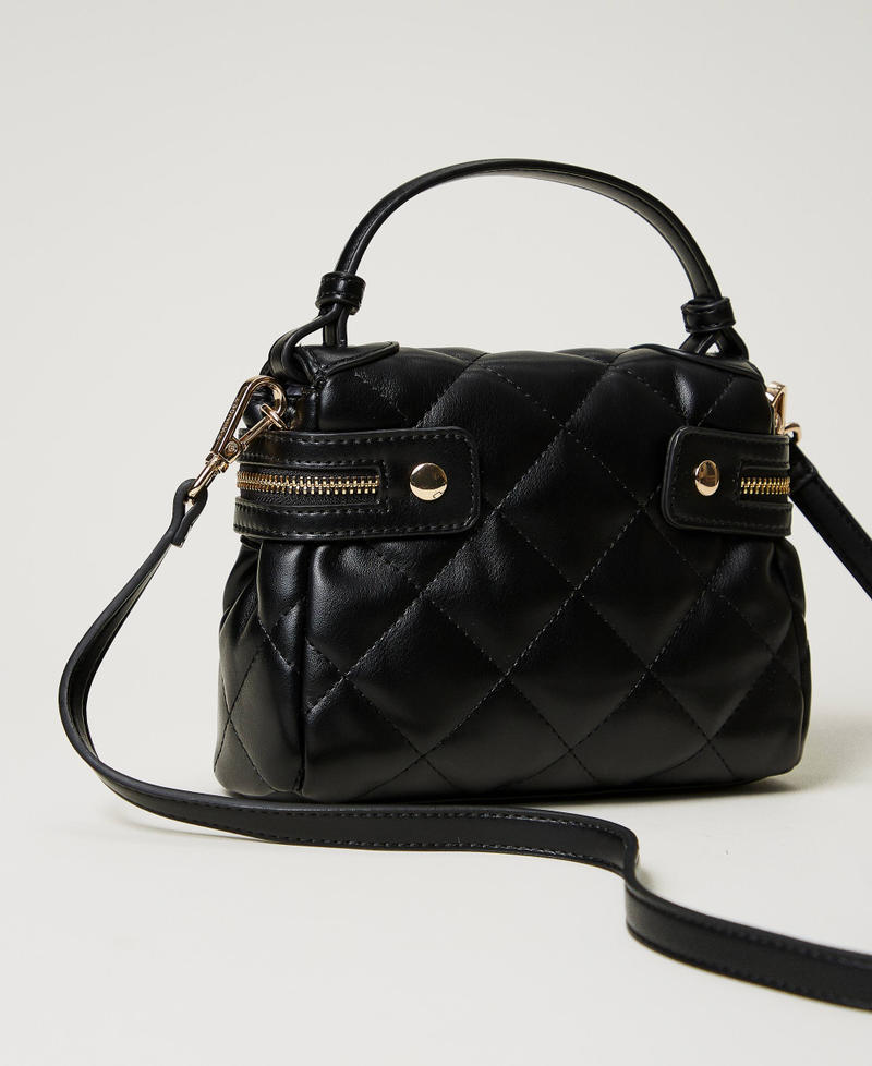 Scee by twin set Borsa top handle ‘Cécile’ piccola trapuntata Nuovo