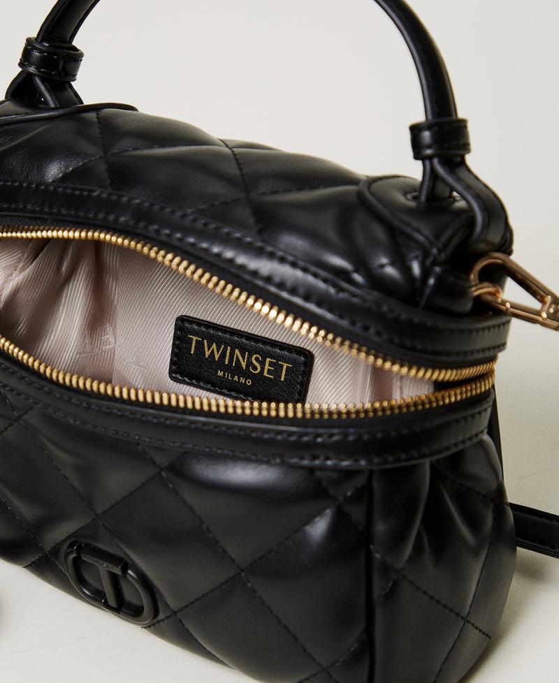 Scee by twin set Borsa top handle ‘Cécile’ piccola trapuntata Nuovo