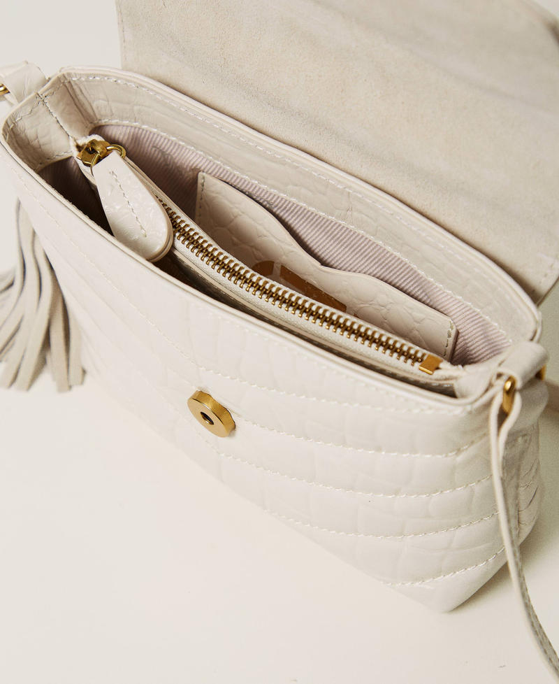 Scee by twin set Borsa a tracolla 'Dreamy' piccola in pelle stampa cocco Vendita