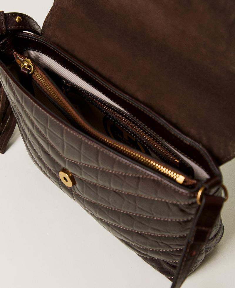 Scee by twin set Borsa a tracolla 'Dreamy' media in pelle stampa cocco Negozi Online