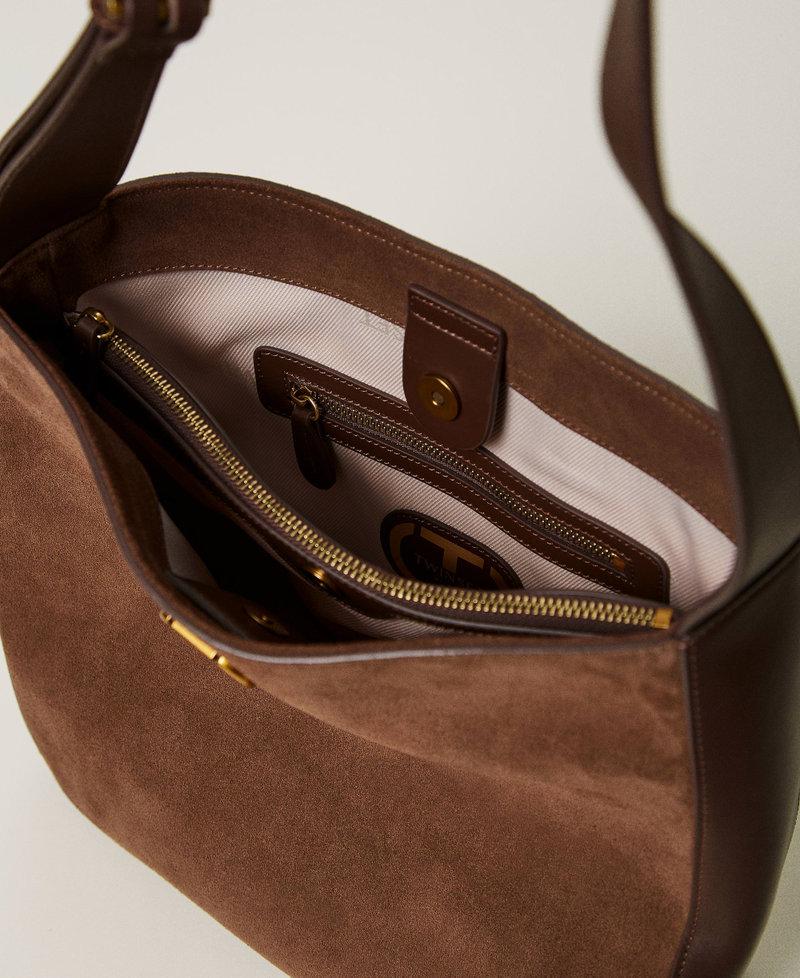 Scee by twin set Borsa hobo ‘Chelsea’ in pelle Novità