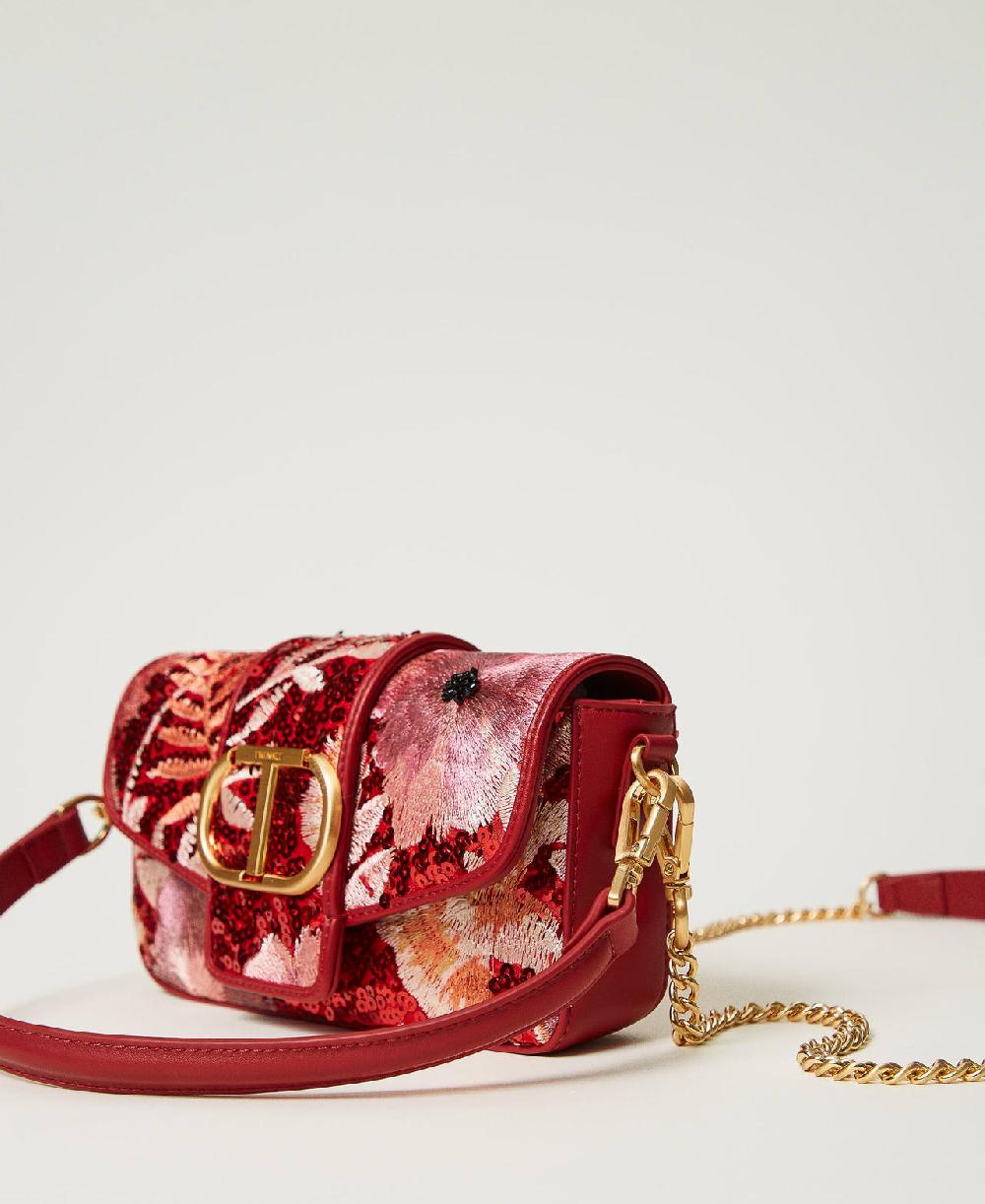 Scee by twin set Borsa a tracolla 'Amie' piccola con ricamo Sconto