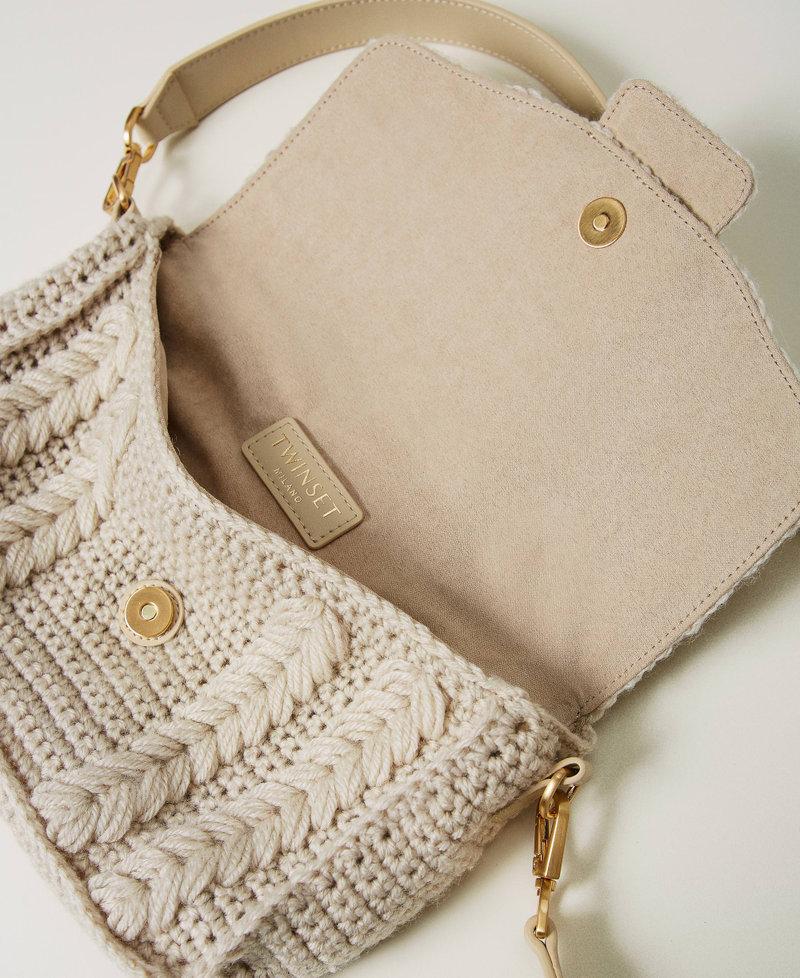 Scee by twin set Borsa a tracolla 'Amie' media in tricot Saldi