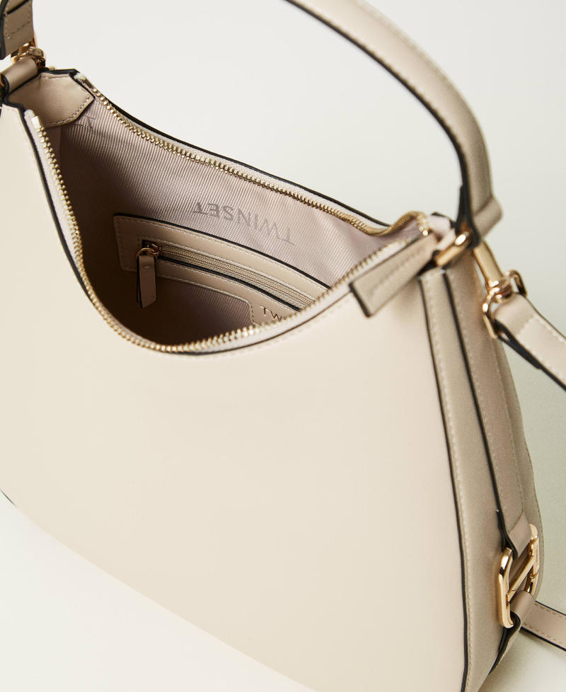Scee by twin set Borsa hobo con fibbia Oval T Vendita Calda