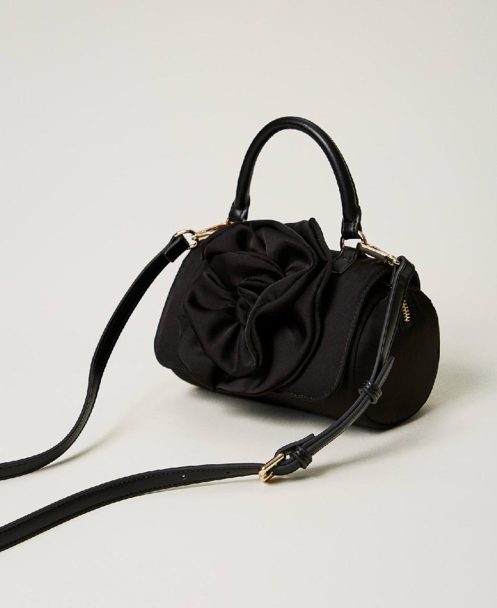 Scee by twin set Borsa a tracolla con maxi fiore Vendita Economica