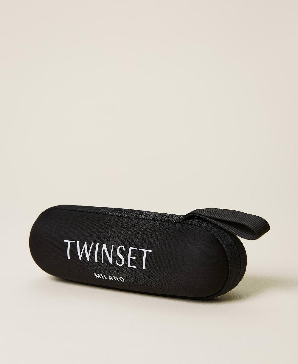 Scee by twin set Ombrello stampato con logo Saldi Di Fabbrica