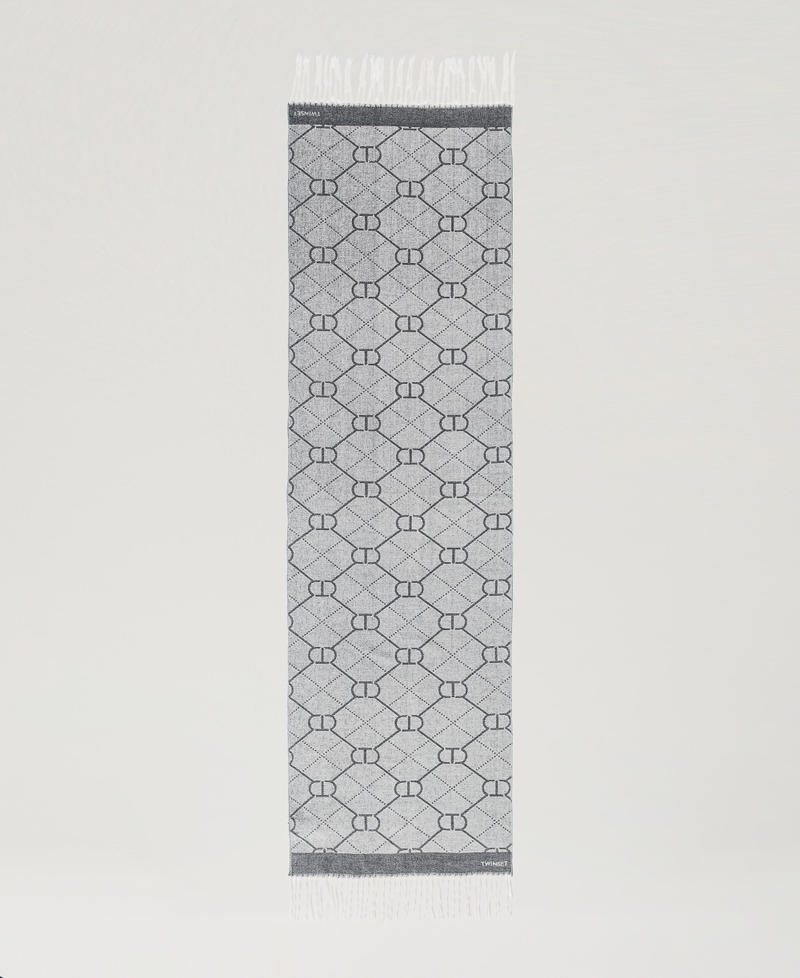 Scee by twin set Stola jacquard con Oval T Moda