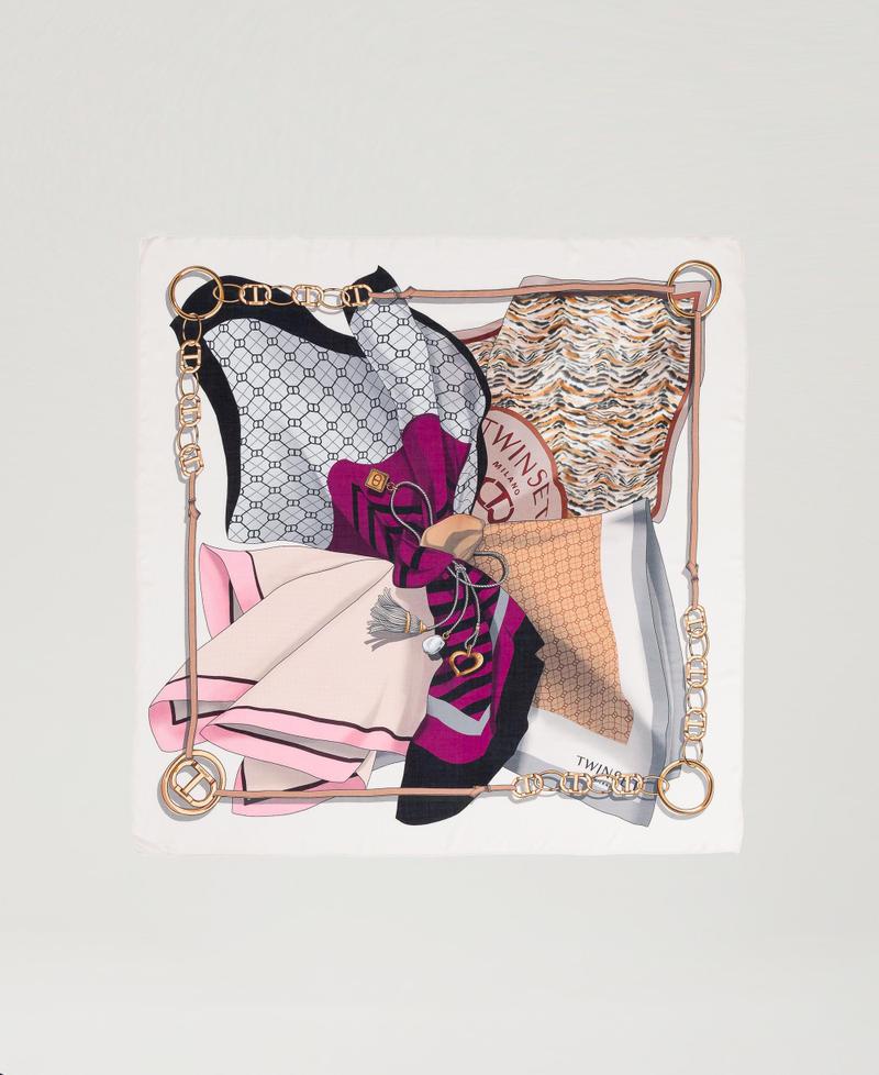 Scee by twin set Kefiah con mix di stampe Offerta natalizia