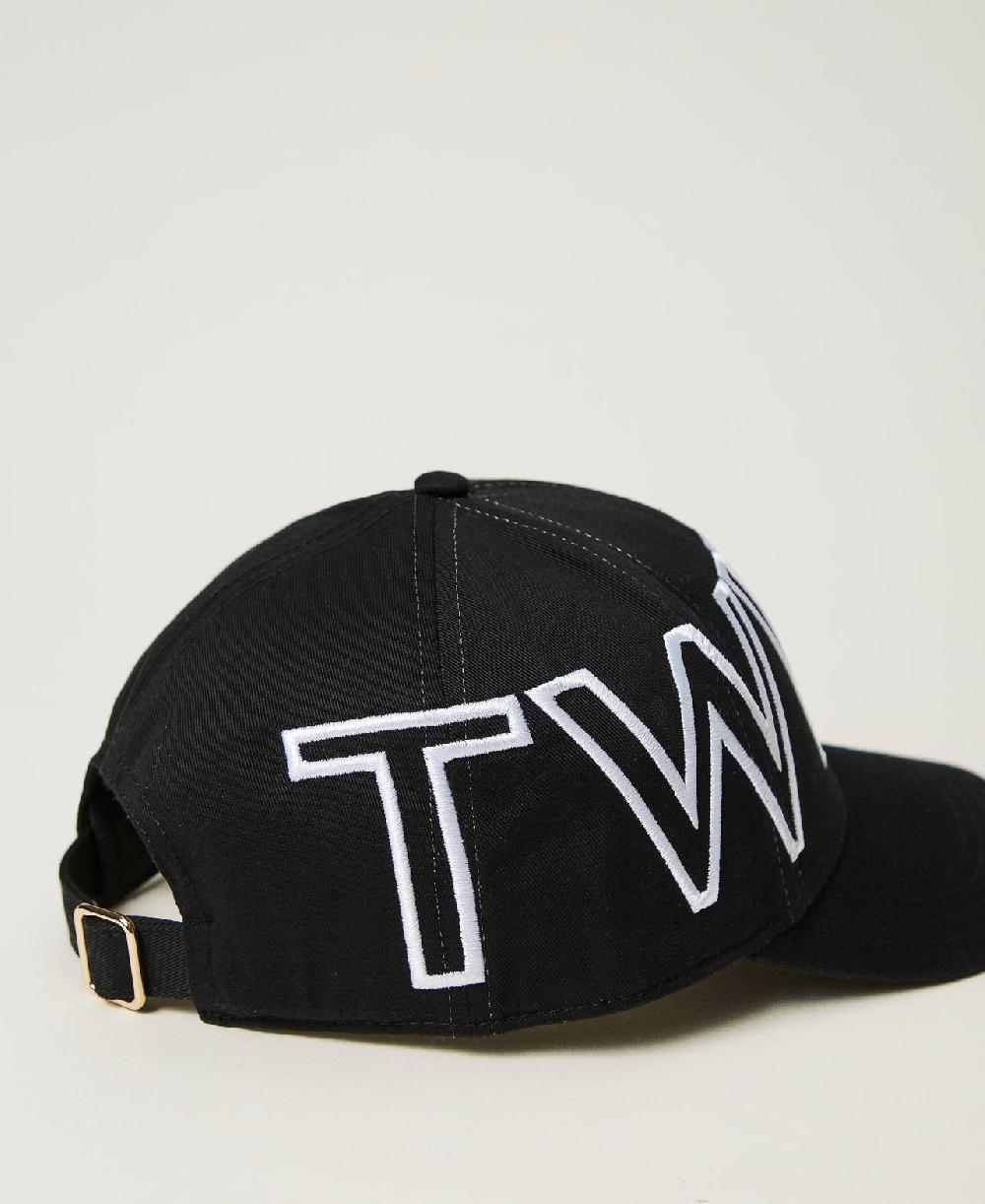 Scee by twin set Cappello da baseball con maxi logo Offerta migliore