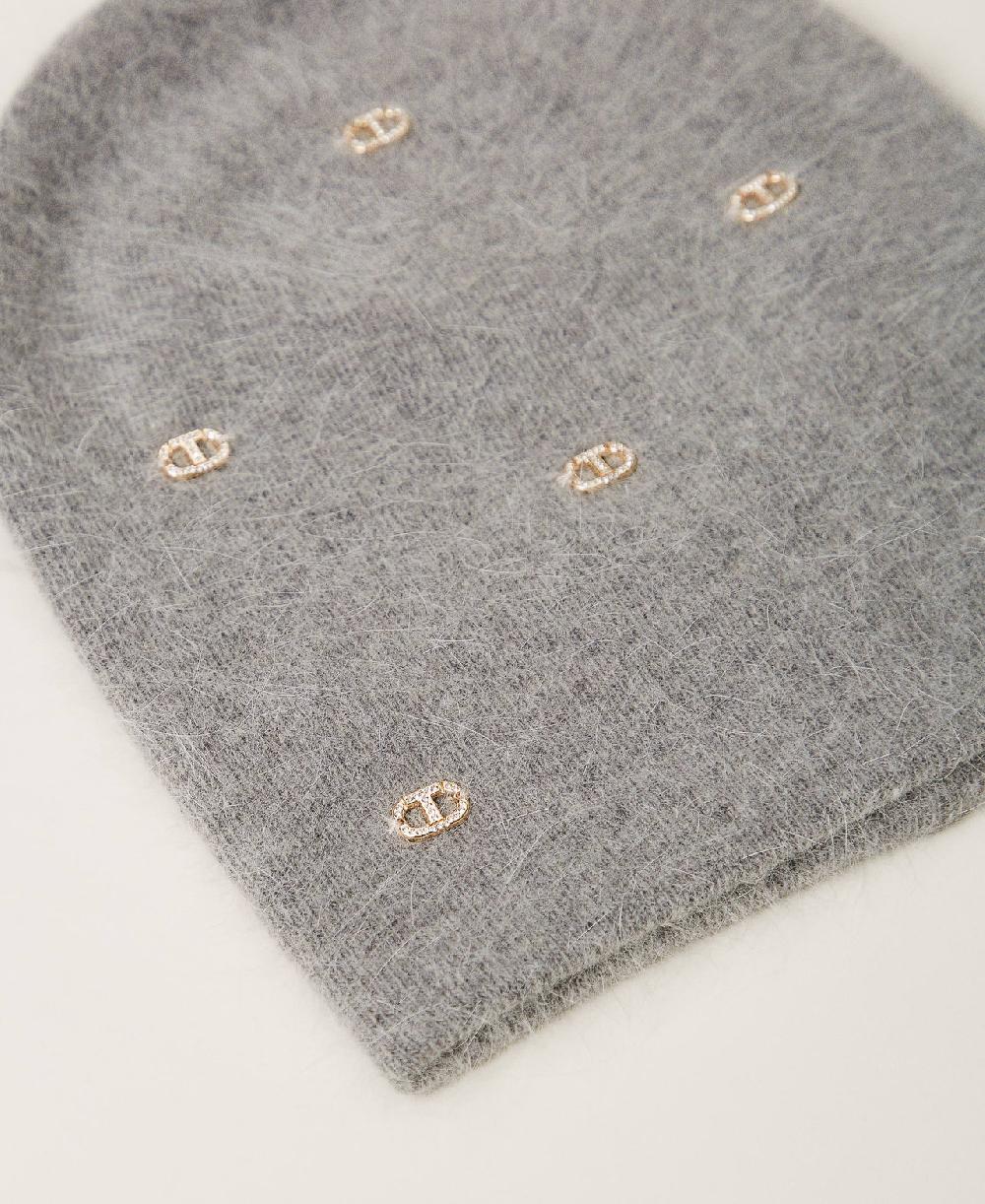 Scee by twin set Cuffia in maglia con Oval T Online Outlet
