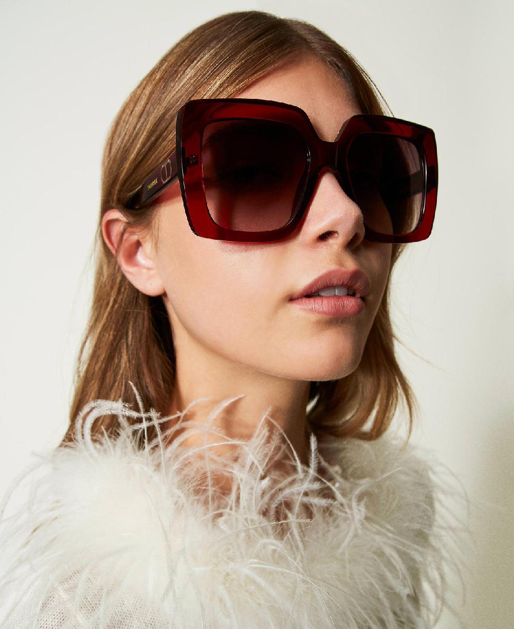 Scee by twin set Occhiali da sole squadrati oversize ACQUISTA ORA