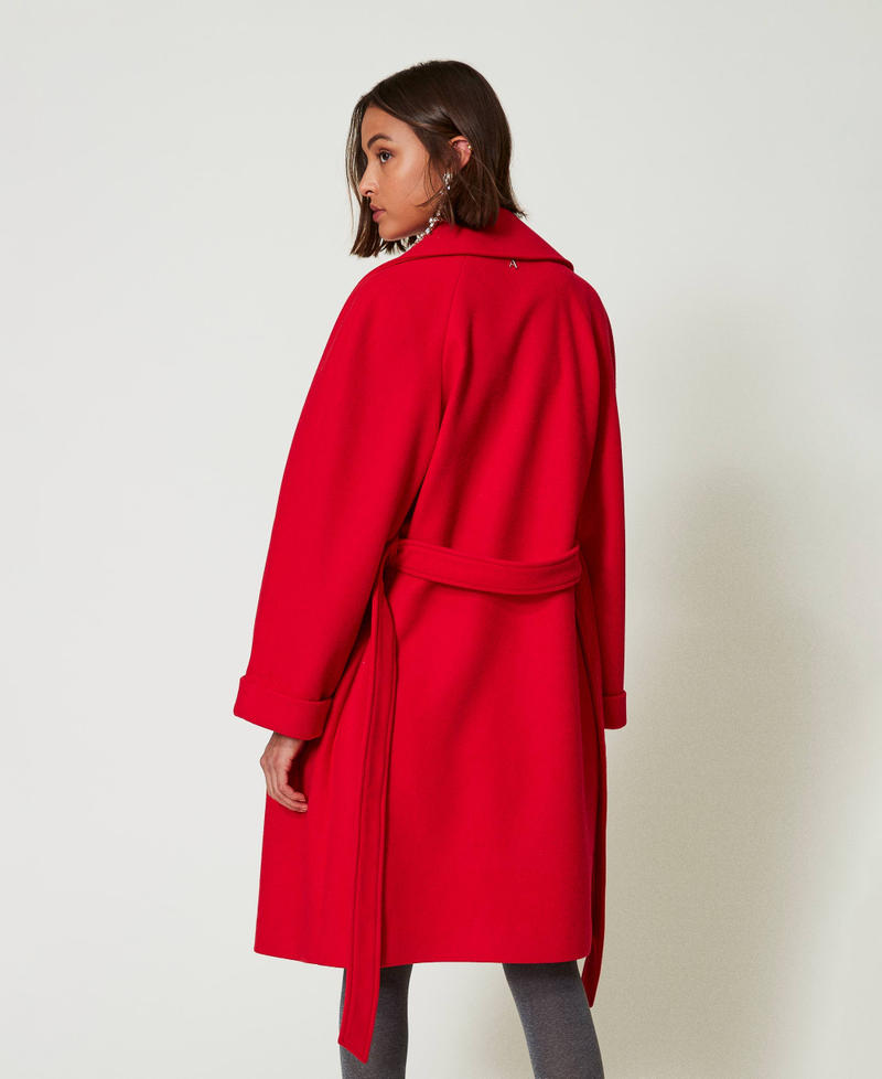 Scee by twin set Cappotto doppiopetto in panno Super sconto