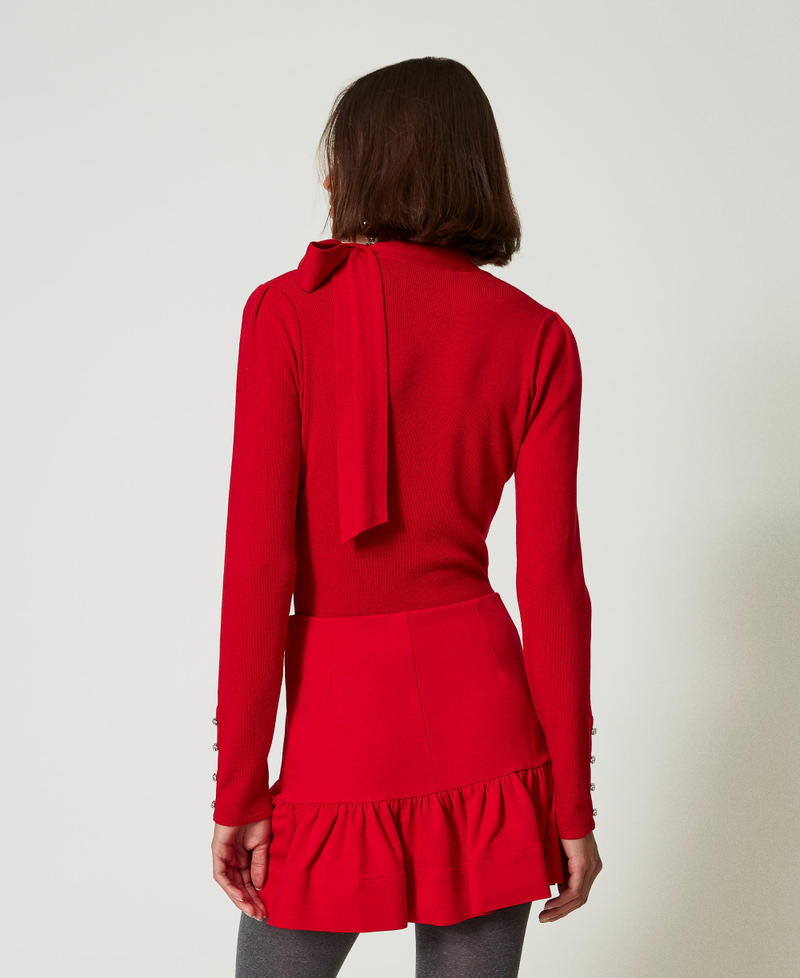 Scee by twin set Minigonna con balza 50% di sconto con spedizione gratuita