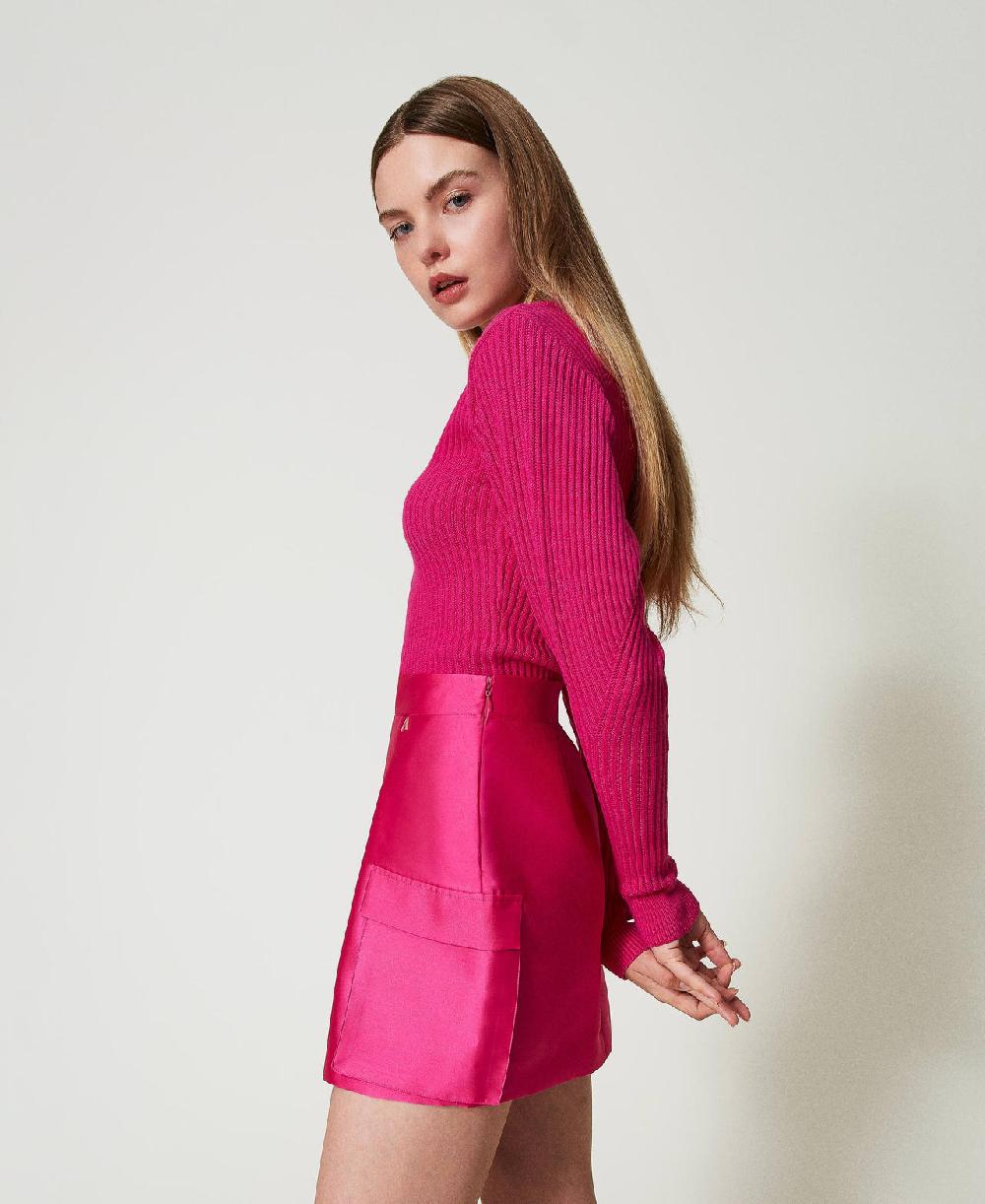 Scee by twin set Minigonna in twill mikado Limitato a 3 giorni