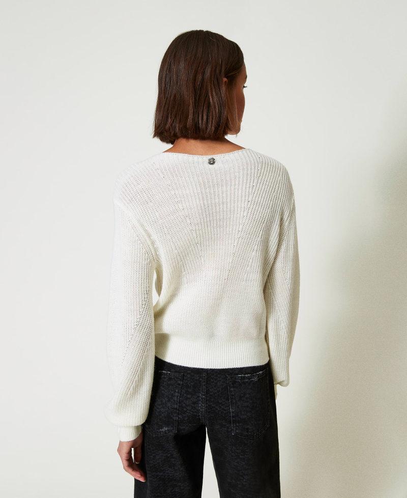 Scee by twin set Maglia con ricami fatti a mano Duty-free