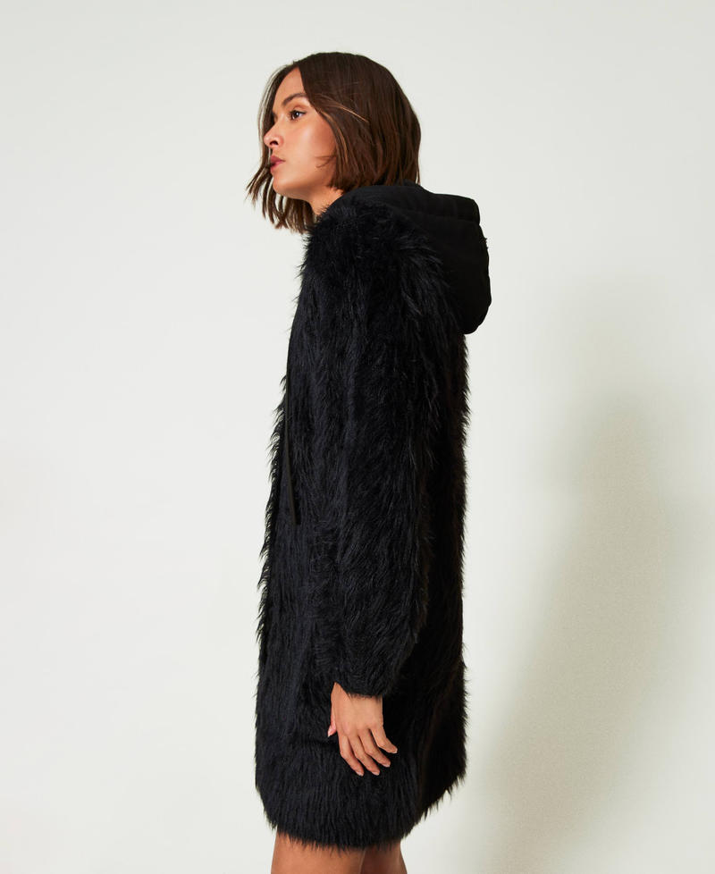 Scee by twin set Cappotto MYFO in maglia con cappuccio Italia