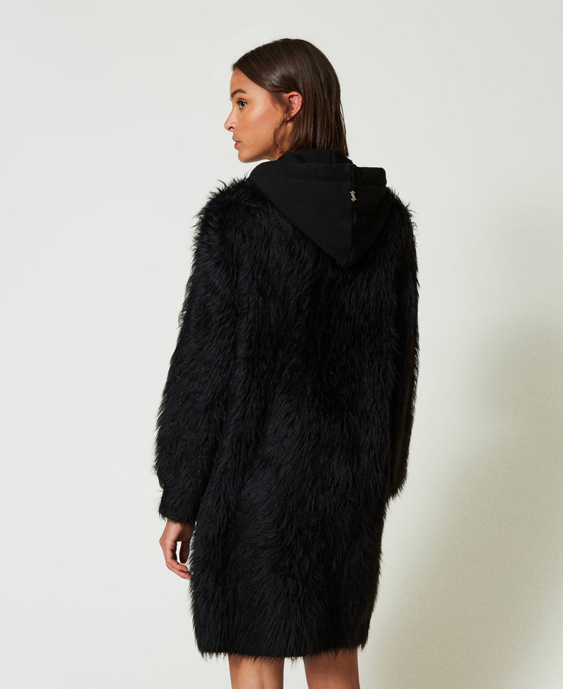 Scee by twin set Cappotto MYFO in maglia con cappuccio Italia