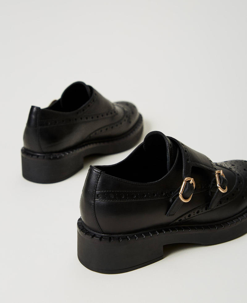 Scee by twin set Scarpe in pelle con cinturini Fino Al -60%