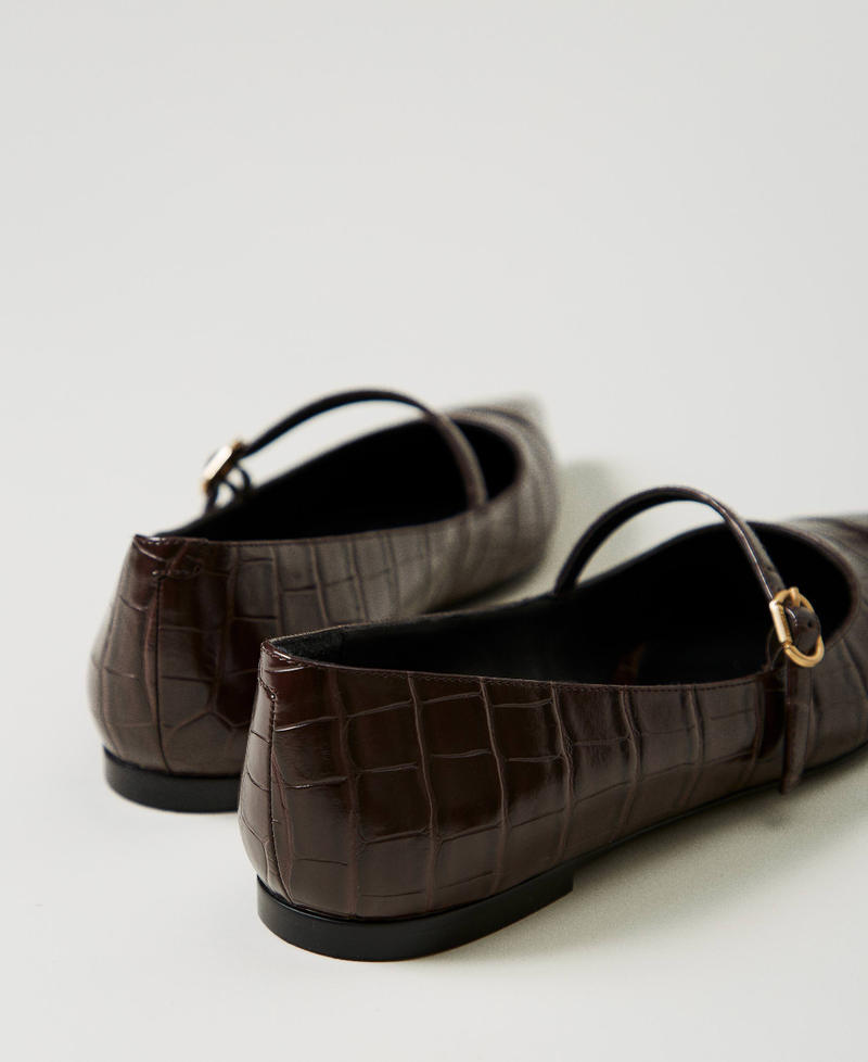 Scee by twin set Ballerina a stampa cocco Shopping Online