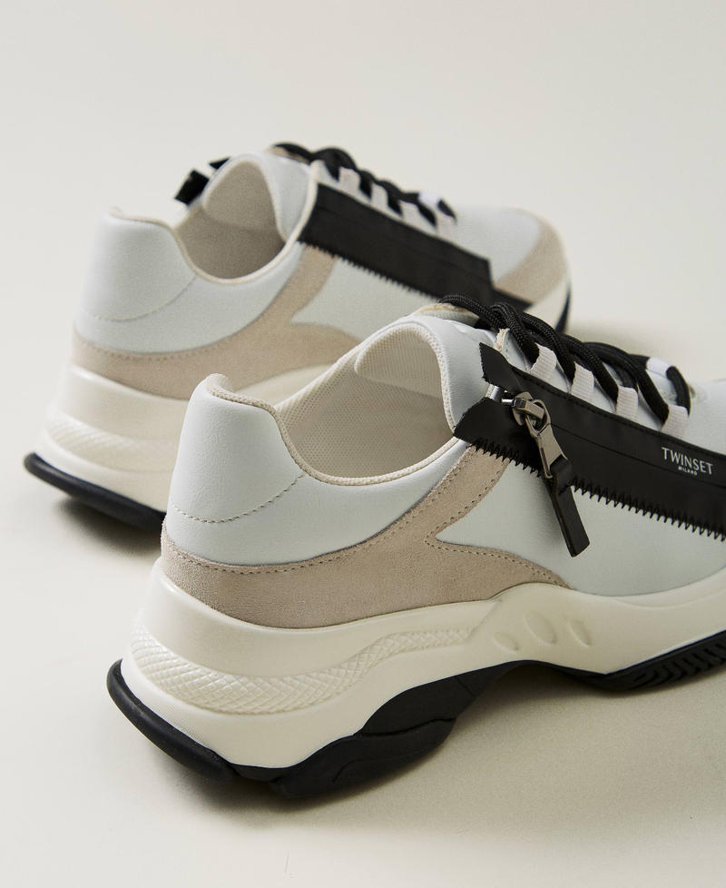 Scee by twin set Sneakers running con zip Convenienza
