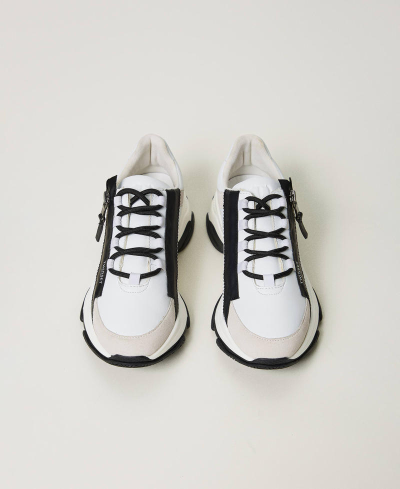 Scee by twin set Sneakers running con zip Convenienza