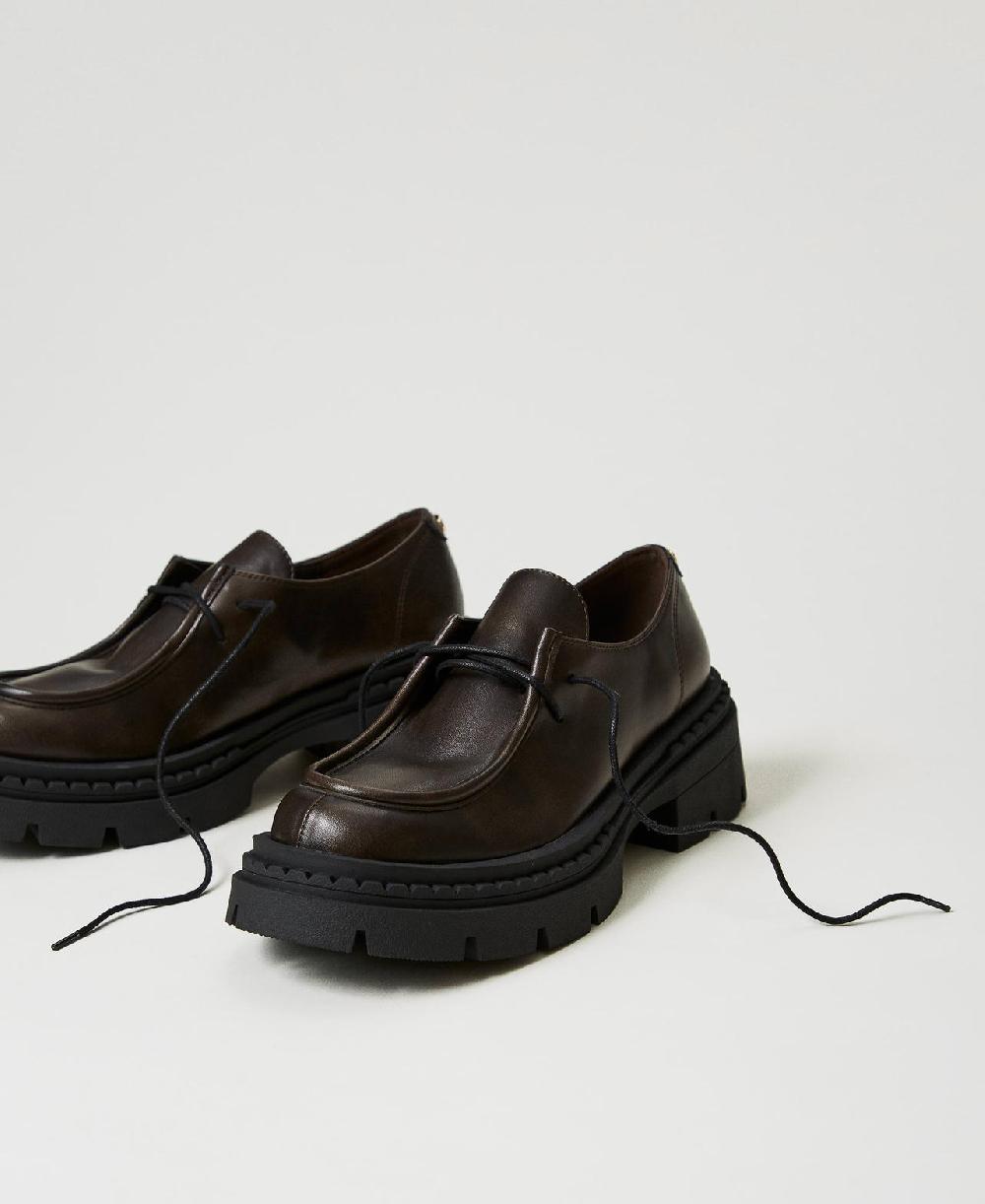 Scee by twin set Scarpe stringate con Oval T Saldi