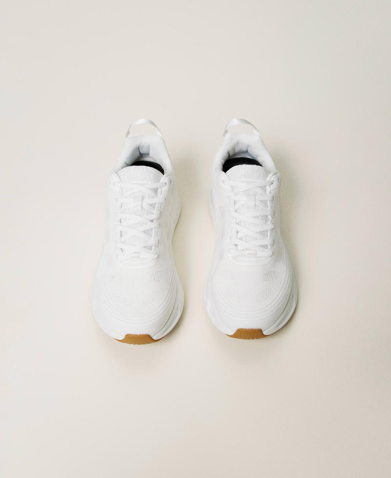 Scee by twin set Sneakers Fessura a righe con logo Offerte