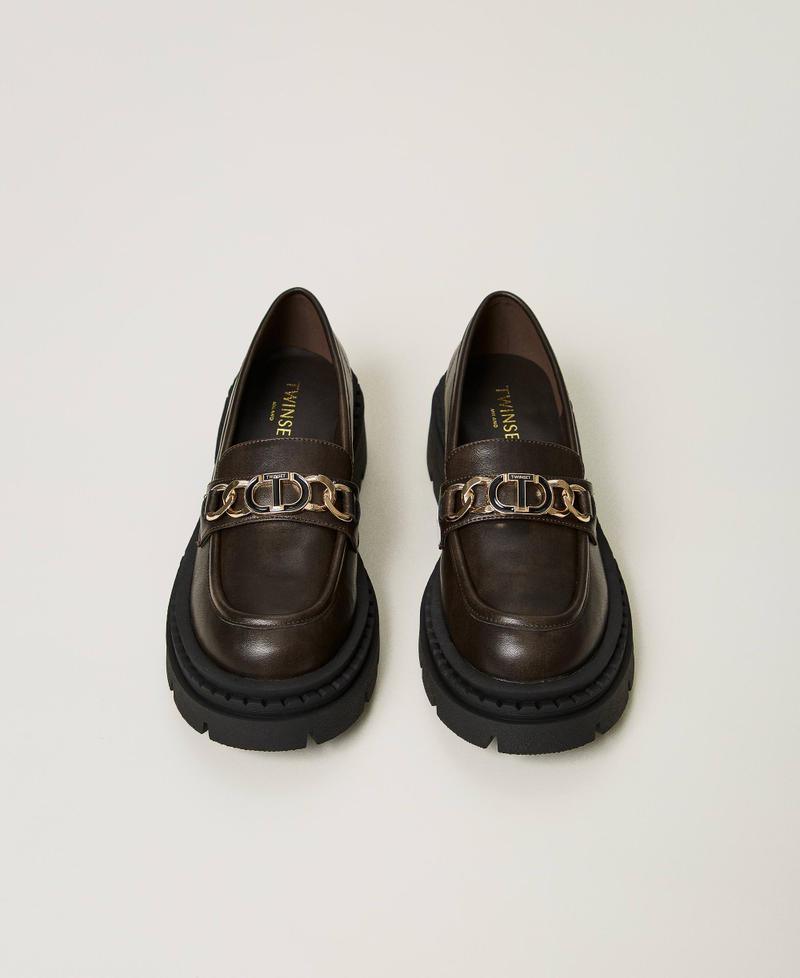 Scee by twin set Mocassini con morsetto Oval T Hotsell