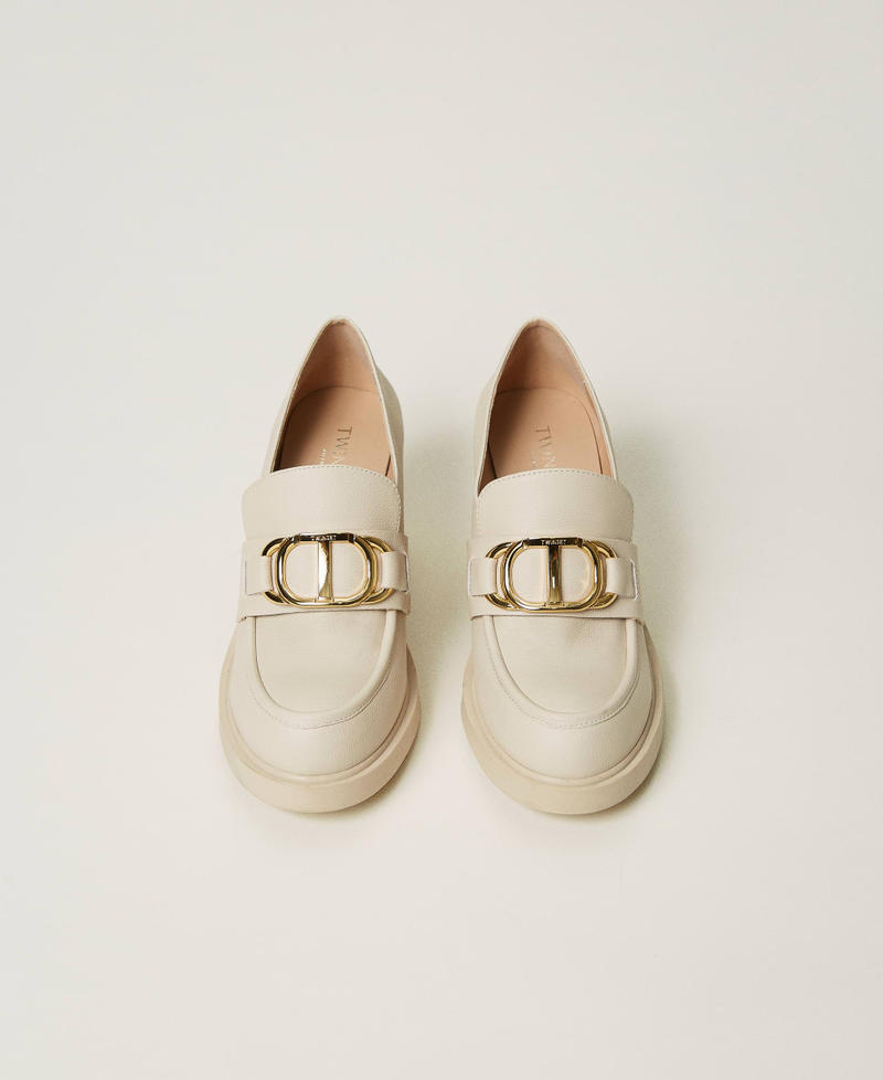 Scee by twin set Mocassini alti con morsetto Oval T Comprare a buon mercato