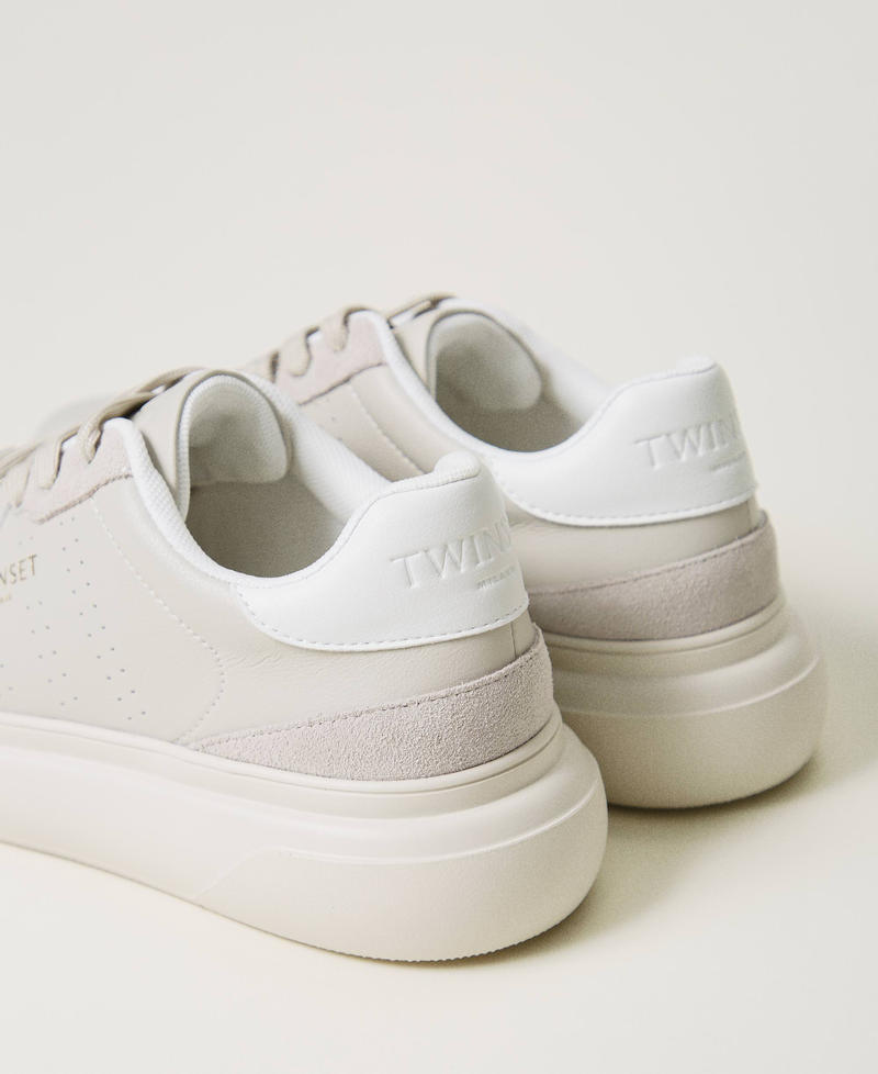 Scee by twin set Sneakers traforate con logo Grande vendita