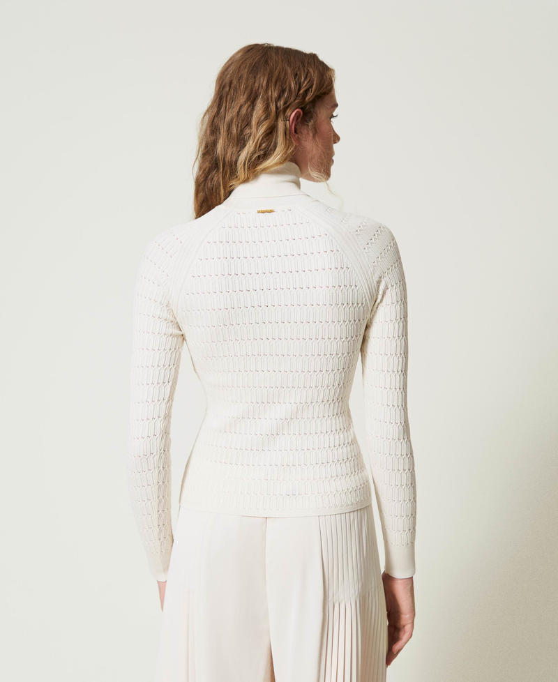 Scee by twin set Maglia fitted a collo alto Lightning offer