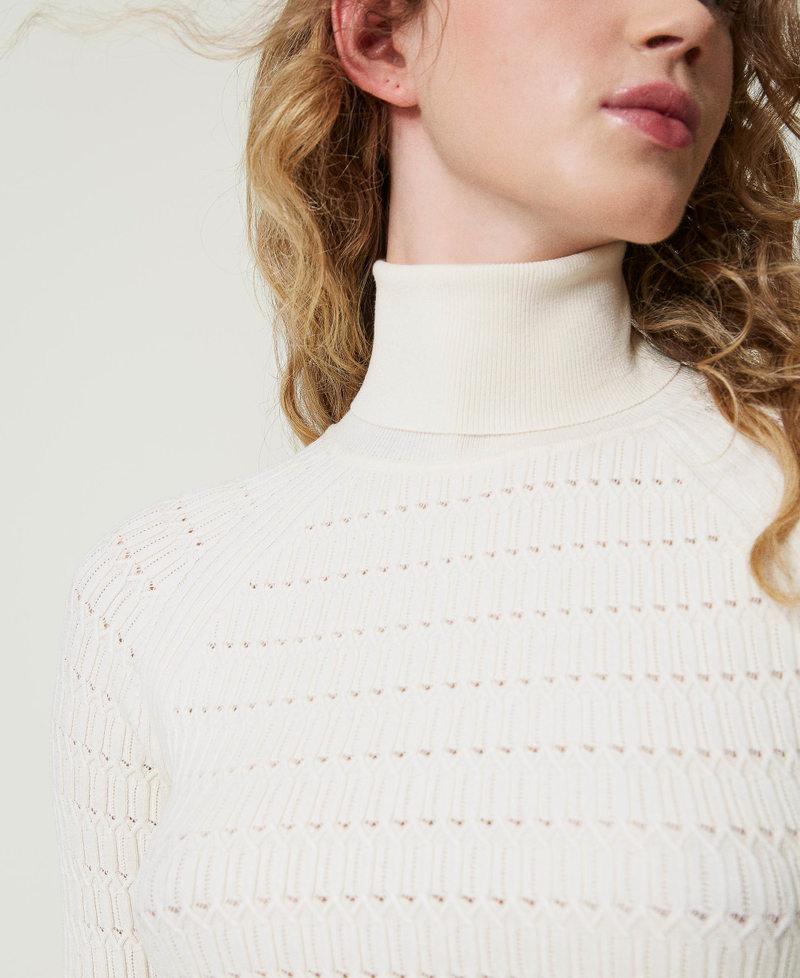 Scee by twin set Maglia fitted a collo alto Lightning offer