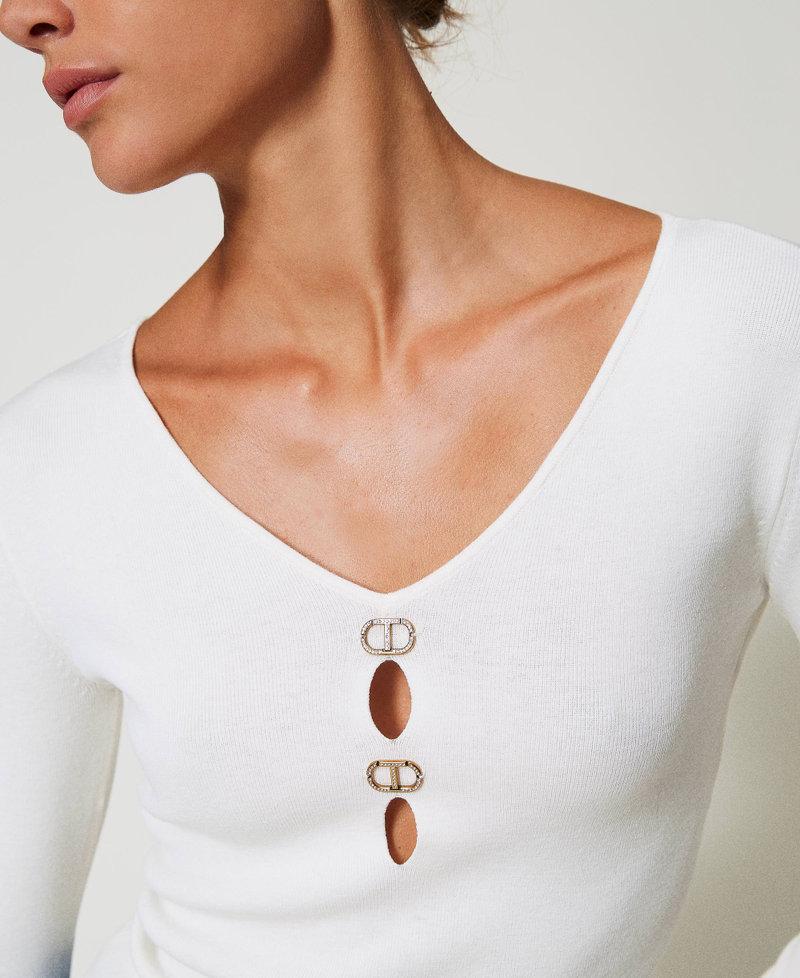 Scee by twin set Maglia doppio uso con Oval T Nuovi prodotti