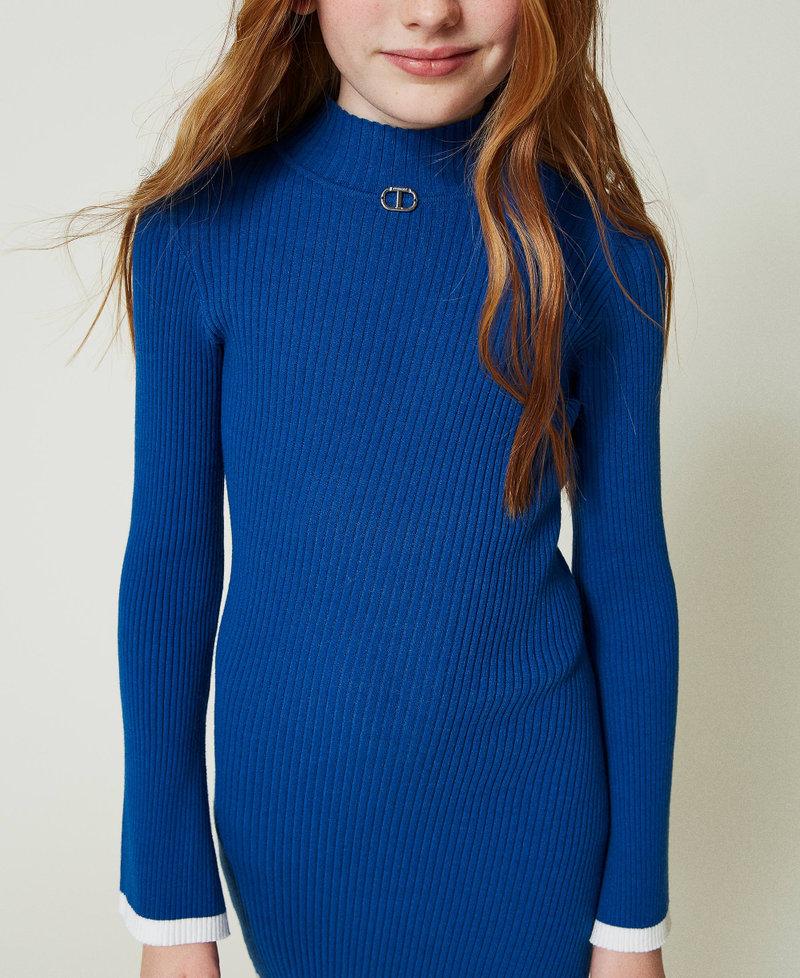 Scee by twin set Abito corto fitted in maglia a costine Bestseller