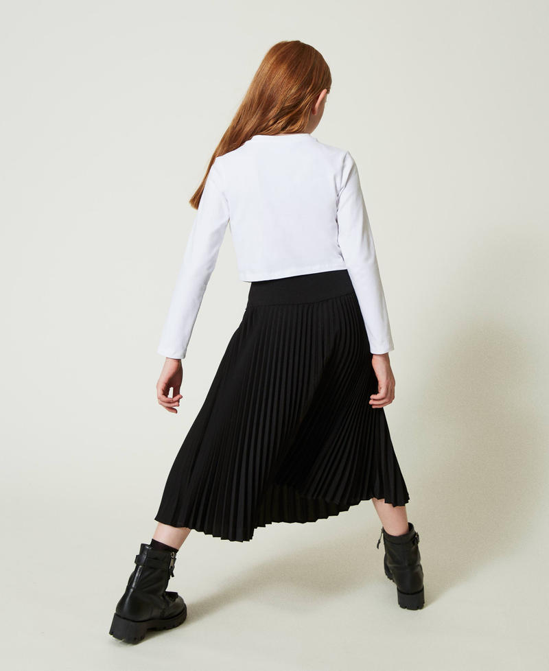 Scee by twin set Gonna lunga in crêpe de Chine plissé Super Saving Price