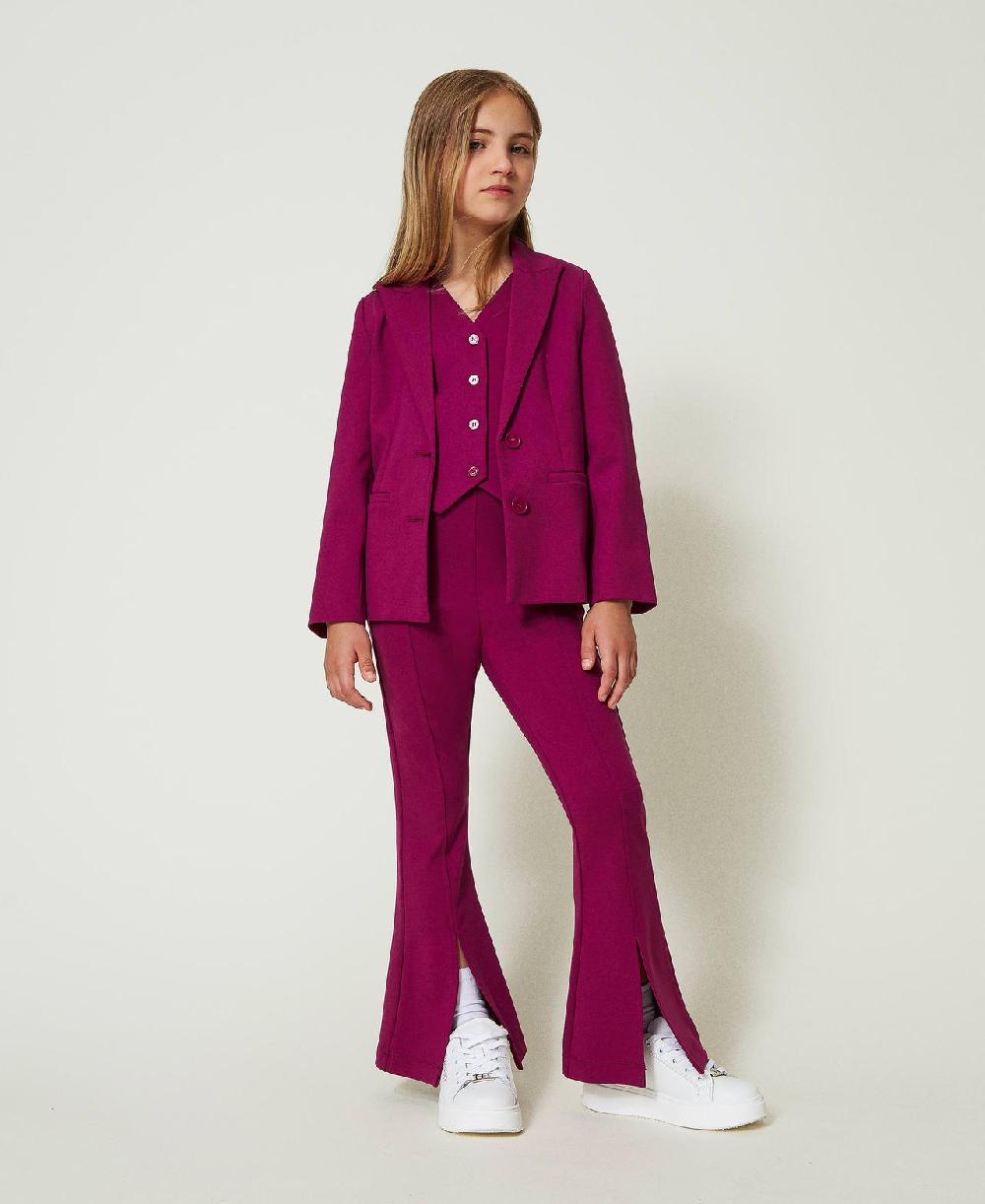 Scee by twin set Pantaloni flare con spacco Rilascio limitato