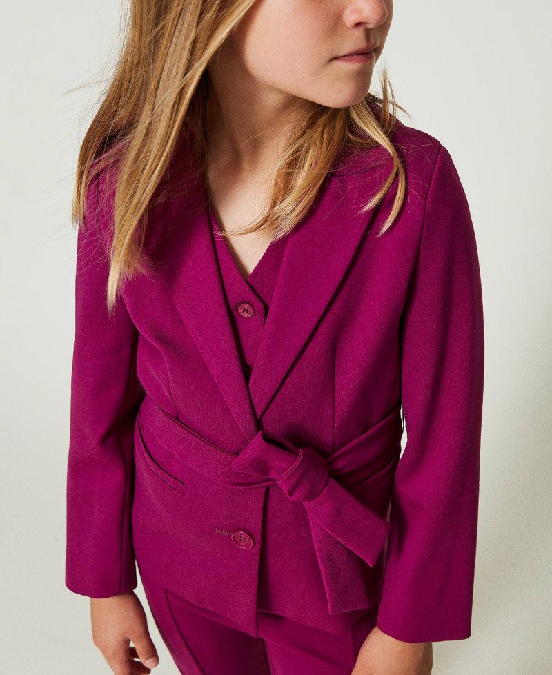Scee by twin set Giacca blazer monopetto con cintura Ultimi tre giorni