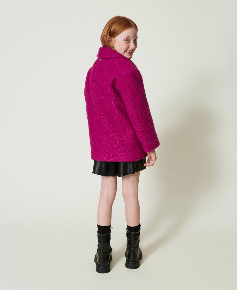 Scee by twin set Cappotto doppiopetto in panno curly Ultimi due giorni