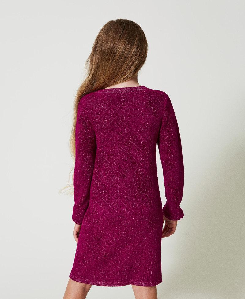Scee by twin set Abito corto in maglia jacquard con Oval T Ultimo giorno