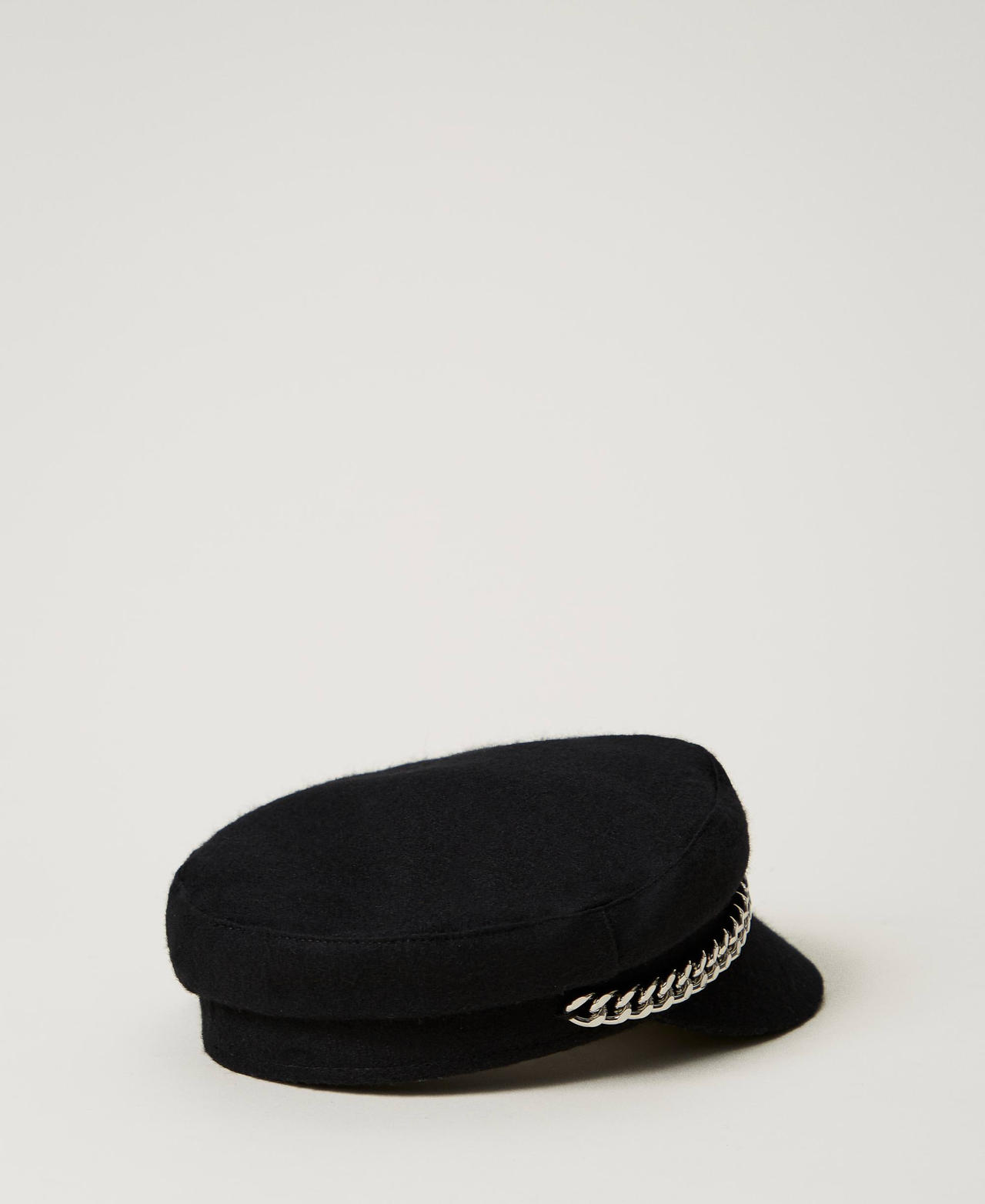 Scee by twin set Cappello basco in panno Discount Store per i nuovi prodotti