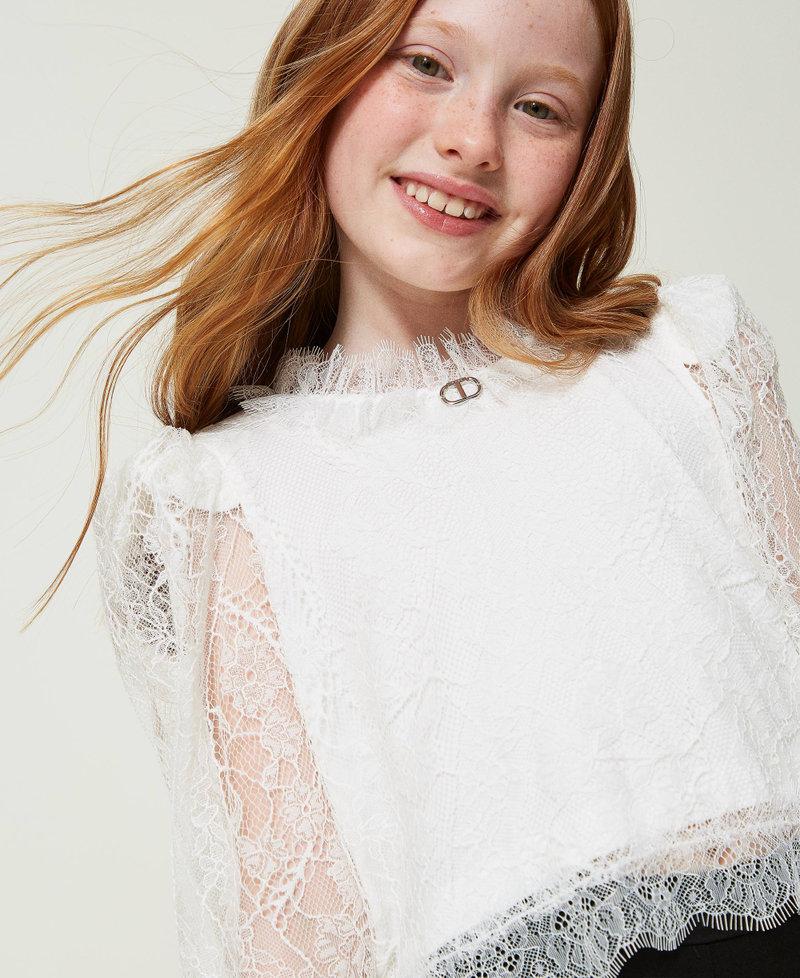 Scee by twin set Blusa in pizzo Valenciennes 2025